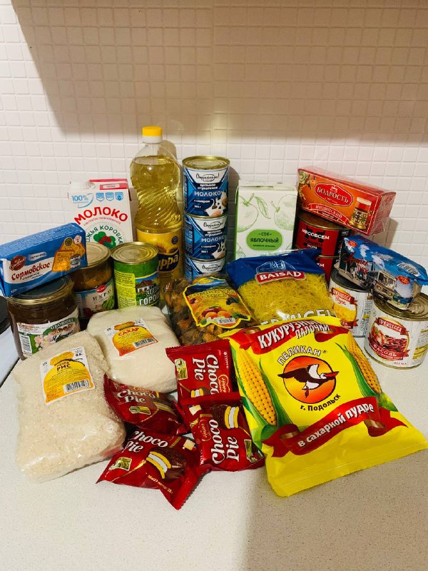 ВЫДАЧА ПРОДУКТОВЫХ НАБОРОВ (Декабрь).
